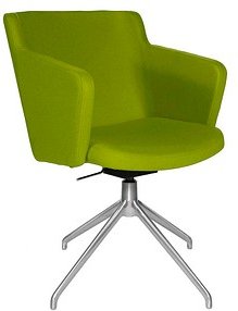 Topstar Besuchersessel SFH 1.0 grün edelstahl, Optik matt Stoff, 1 St.