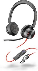 poly Blackwire 8225 Bluetooth-Headset schwarz