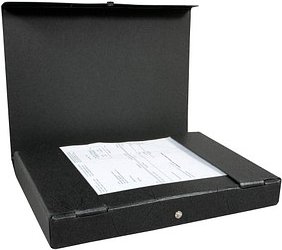 ELBA Heftbox 4,5 cm schwarz marmoriert, 1 St.