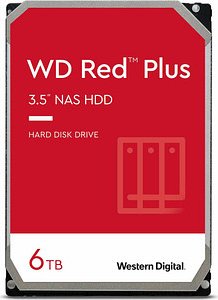 Western Digital Red Plus 6 TB interne HDD-NAS-Festplatte