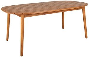 BEST Gartentisch Siena akazie rechteckig abgerundet 180,0 - 240,0 x 100,0 x 75,0 cm