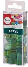 Rayher Mosaiksteine lindgrün Acryl transparent, 1 Pack