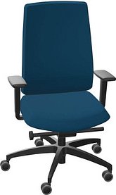 Dauphin Bürostuhl Indeed operator Stoff grün, Gestell schwarz