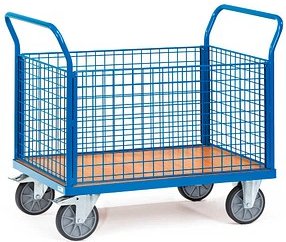 Thumbnail - fetra Gitterwagen 1551 blau 60,9 x 118,0 x 99,0 cm