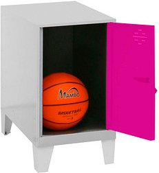 Simonrack Spind SIMONLOCKER DISM grau, pink 8425437119859, 1 Schließfach 30,0 x 50,0 x 57,5 cm