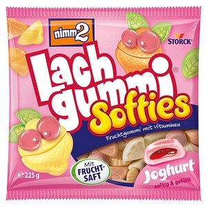 nimm2® Lachgummi Softies Joghurt Fruchtgummi 225,0 g