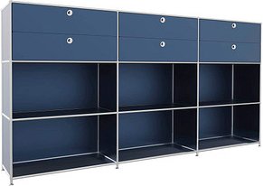 viasit Sideboard System4, 83916 violettblau 227,9 x 40,4 x 118,2 cm