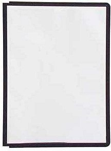 DURABLE Sichttafeln SHERPA® PANEL DIN A4 schwarz, Öffnung oben, 5 St.