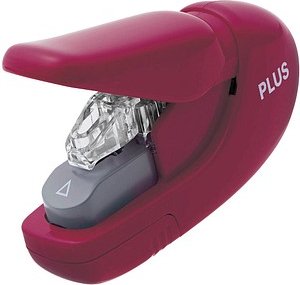 Thumbnail - PLUS JAPAN Klammerloses Heftgerät weinrot, 1 St.