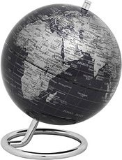 Thumbnail - TROIKA® Globus GALILEI schwarz/silber