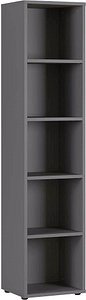 GERMANIA Aktenregal Lissabon grafit 45,0 x 40,0 x 197,0 cm, 1 St.