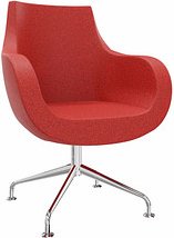 fm Sessel Pirum rot chrom Stoff 71,0 x 73,0 x 94,5 cm, 1 St.