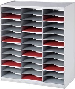 PAPERFLOW Sortierstation lichtgrau mit 36 Fächer