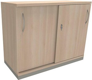 fm Schiebetürenschrank Sidney, 4260267327746 akazie 1 Fachboden 100,0 x 44,2 x 78,1 cm
