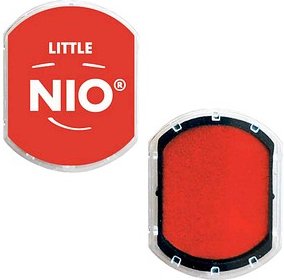 Thumbnail - 2 COLOP Ersatzstempelkissen Nio School brave red 1,7 x 1,7 cm