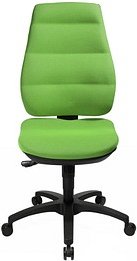 Printus Bürostuhl Unni SY, Stoff grün, Gestell schwarz