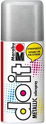 Marabu Do it Metallic Acrylspray Sprühfarbe silber, 1 St.