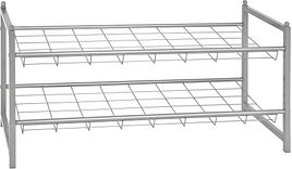 HAKU Möbel Schuhregal silber 80,0 x 30,0 x 38,0 cm, 1 St.