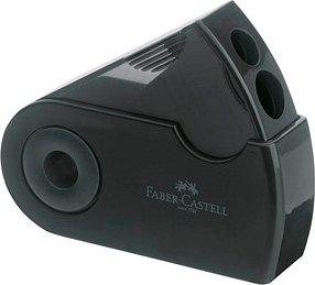 FABER-CASTELL Dosenspitzer doppelt Sleeve schwarz