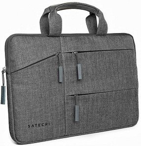 SATECHI Laptoptasche Kunstfaser grau ST-LTB15 bis 38,1 cm (15 Zoll)