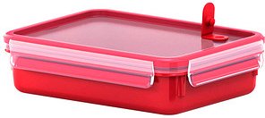 Thumbnail - emsa Mikrowellendose CLIP & MICRO rot 1,2 l, 1 St.