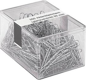 Printus Aktenklammern silber glanzverzinkt, 350 St.