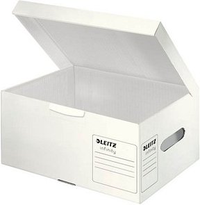 Thumbnail - LEITZ Archivboxen Infinity A4 Plus weiß 35,5 x 25,5 x 19,0 cm, 10 St.
