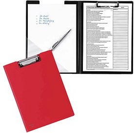 FolderSys Klemmbrettmappe 80003-80 DIN A4 rot Kunststoff, 1 St.