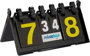 relaxdays Zähltafel schwarz, 1 St.