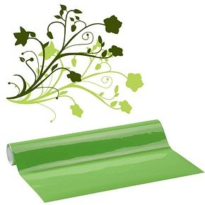 Thumbnail - plottiX Vinylfolie permanent grün 31,5 cm x 1,0 m, 1 Rolle