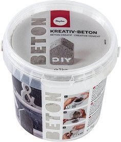 Rayher Gießpulver Kreativ-Beton 1,0 kg grau