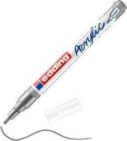 edding 5300 Acrylstift silber 1,0 - 2,0 mm, 1 St.