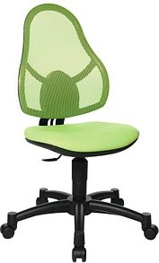 Topstar Kinderdrehstuhl Open Art® Junior, 71430S05 Stoff grün, Gestell schwarz