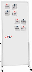 Thumbnail - MAUL mobiles Whiteboard easy2move 75,0 x 180,0 cm weiß kunststoffbeschichteter Stahl