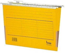 5 bene Hängetaschen gelb