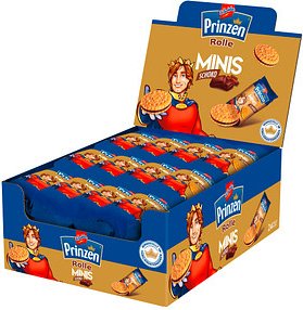 DeBeukelaer Prinzen Rolle Minis Schoko Kekse 24x 5 St.