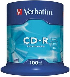 100 verbatim CD-R 700 MB