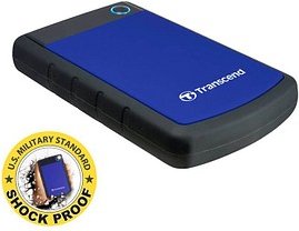 Transcend StoreJet 25H3B 2 TB externe HDD-Festplatte blau, schwarz
