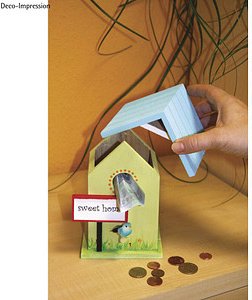 Rayher Bastelholz natur Vogelhaus Box, 1 Set