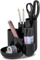 Thumbnail - HAN Schreibtisch-Organizer CAMPUS schwarz Polystyrol 6 Fächer 13,1 x 15,4 x 13,7 cm