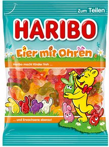 HARIBO Eier mit Ohren Fruchtgummi 200,0 g