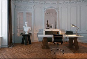 clear style Bodenschutzmatte für glatte Böden Master rechteckig, 120,0 x 74,0 cm