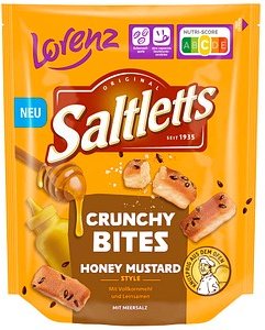 Saltletts Crunchy Bites Honey Mustard 100,0 g