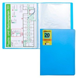 PAGNA School Sichtbuch DIN A4, 20 Hüllen hellblau, 1 St.