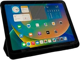 DEQSTER Slim Case #ST2 Tablet-Hülle für Apple iPad 10. Gen (2022), iPad 10. Gen (2024) schwarz