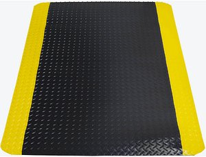 miltex Anti-Ermüdungsmatte Yoga Dome Basic schwarz, gelb 90,0 x 150,0 cm