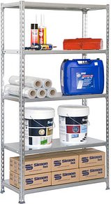 Thumbnail - Simonrack Schwerlastregal SIMONCLICK SUPERPLUS 5 8435104907351 grau 100,0 x 40,0 x 200,0 cm