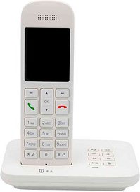 Telekom Sinus A12 Schnurloses Telefon mit Anrufbeantworter weiß