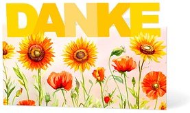 LUMA Dankeskarte Danke bunt