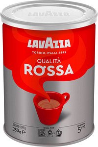 LAVAZZA Qualita Rossa Kaffee, gemahlen, Arabica- und Robustabohnen 250,0 g